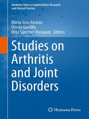 cover image of Studies on Arthritis and Joint Disorders